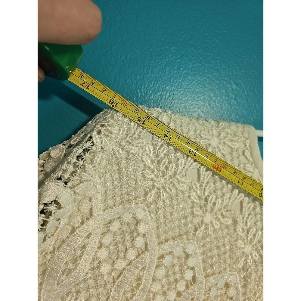 Vtg Karen Miller Sz 10 Ivory Mother of the Bride Cocktail Formal Maxi Dress USA - Picture 7 of 11